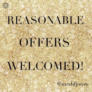 Happy to consider offers 😊